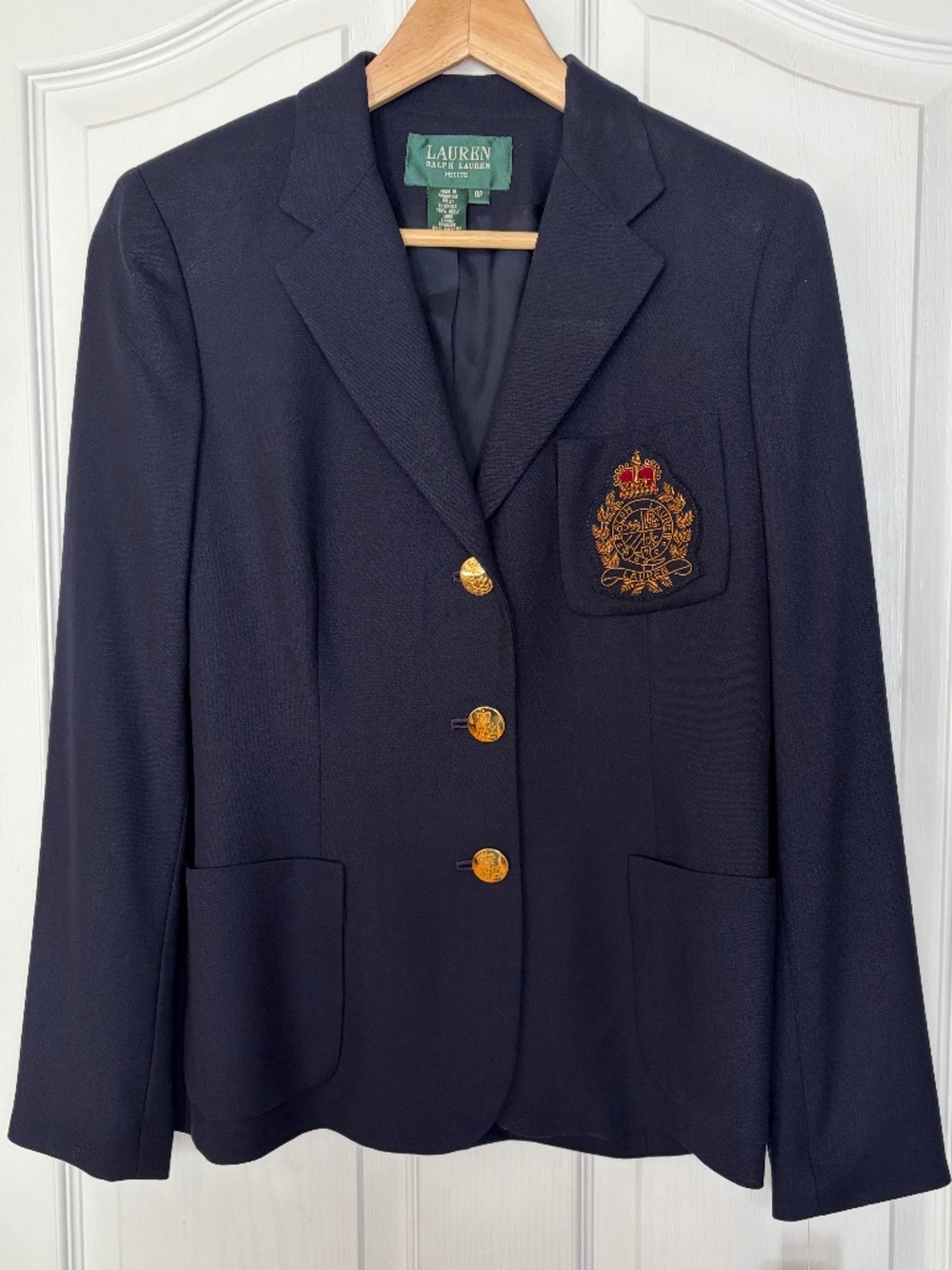 Lauren Ralph Lauren Navy Blazer - 6P NWT